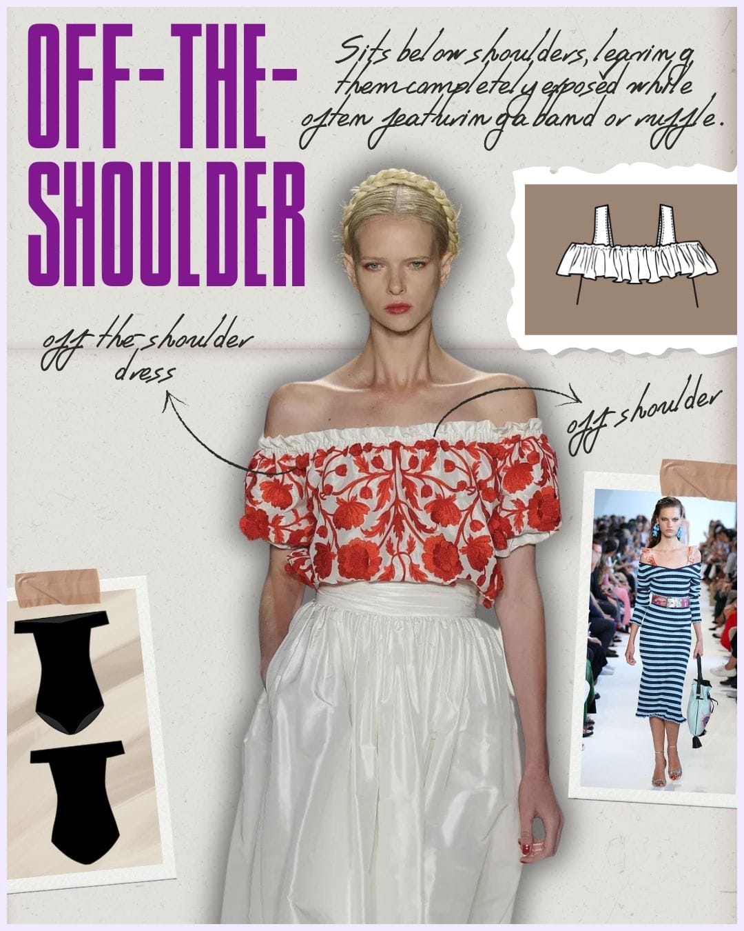 Off-the-Shoulder Moodboard Graphic